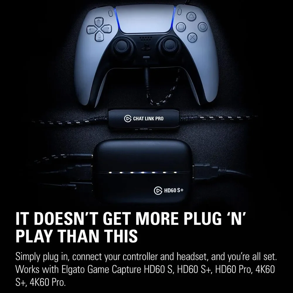 NWT Elgato 10GBC9901 Chat Link Pro Audio Adapter